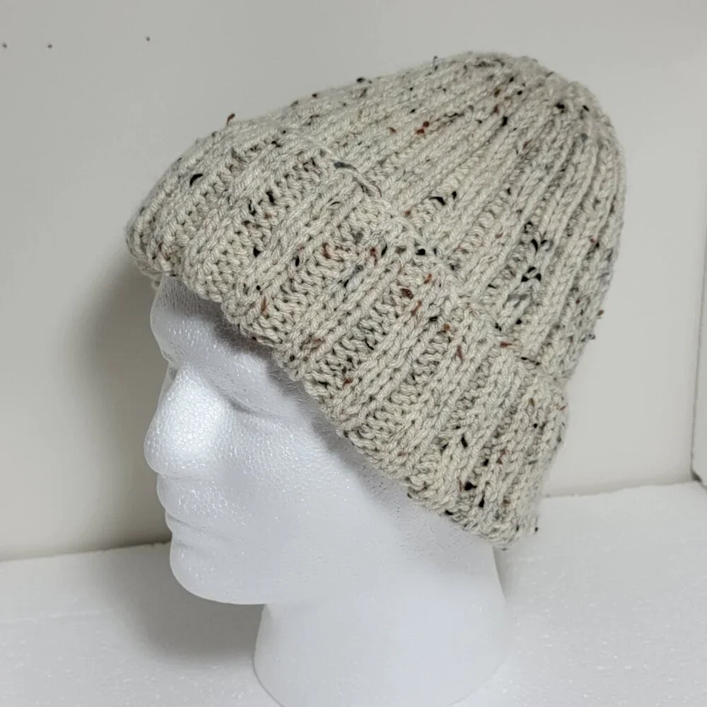 Hand Knit Hat and Matching Scarf Made in USA New Never Worn